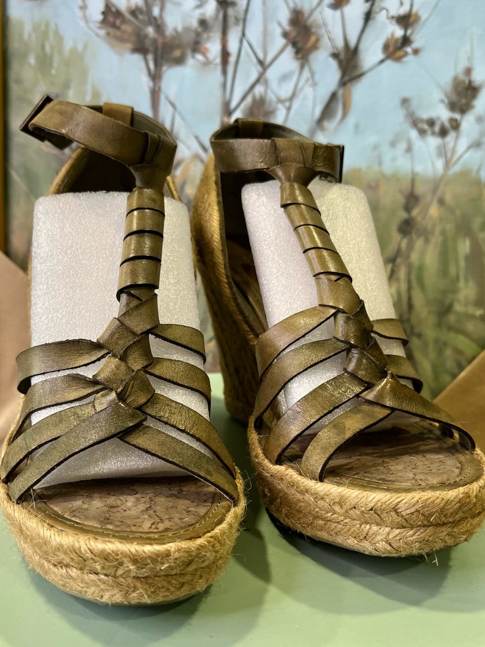 Sam Edelman Olive Strappy Espadrille Wedges
